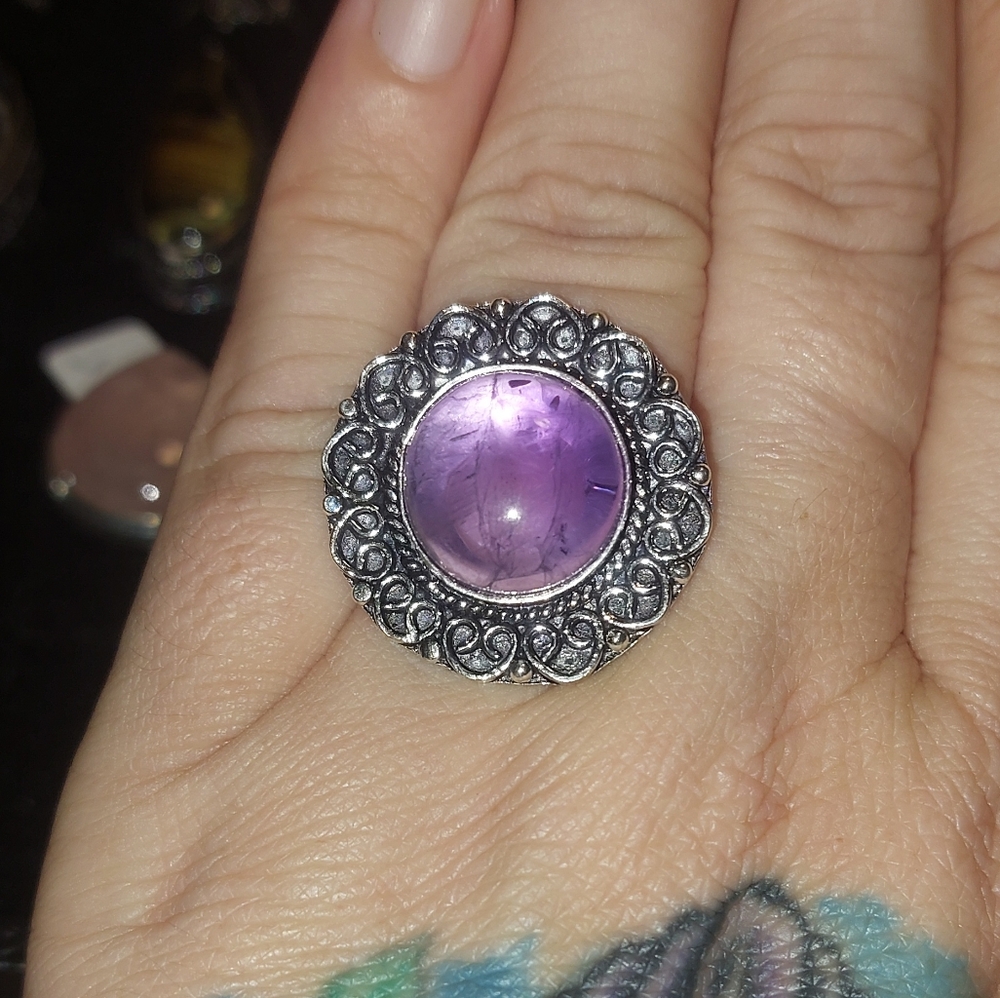 Amethyst Ring Size 6.75